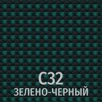 Ткань С32 (черно-зеленый)